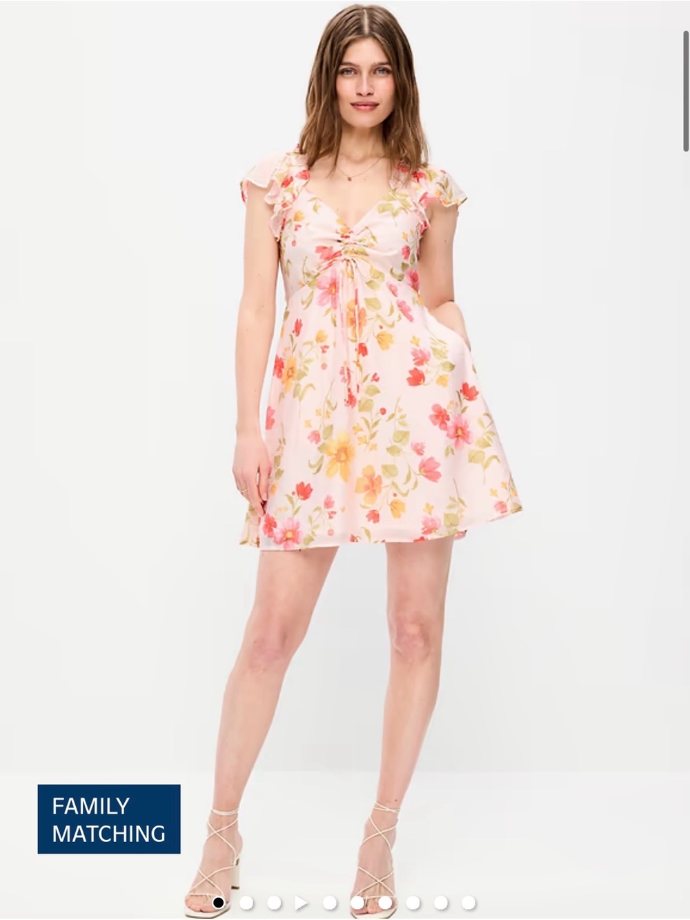 Old Navy Pink Floral Mini Dress